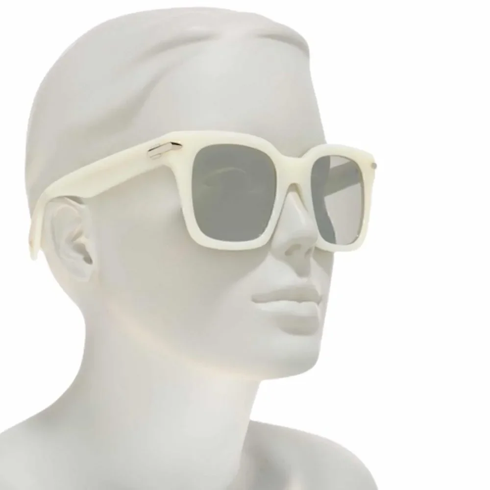 RAG & Bone square oversized sunglasses pearl white new